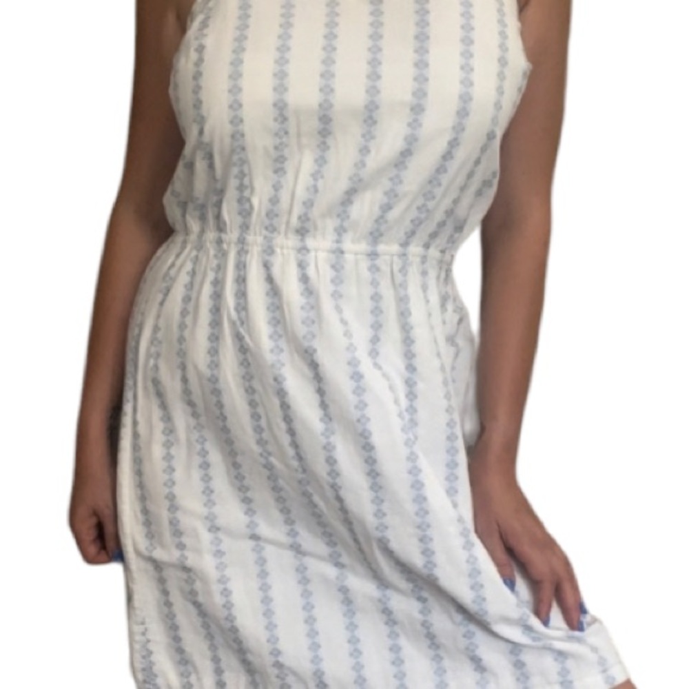 🪷❤️ EUC J. Crew fit & flare boho Cotton dress! Med stretch/adjustable straps - Picture 4 of 11